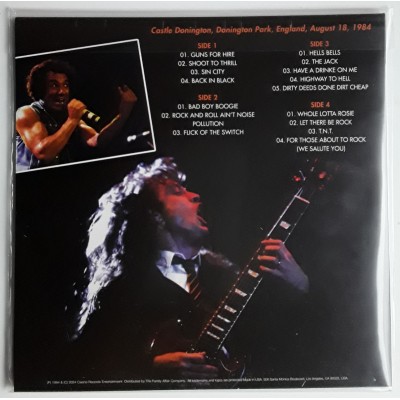 AC/DC - 2 LP - Monsters Of Rock - Clear Ice Vinyl