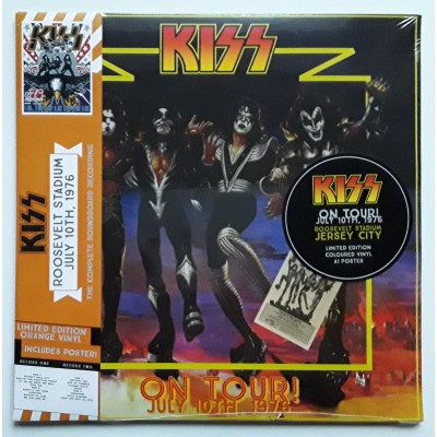 Kiss - 2 LP - On Tour! July 10th, 1976 - Orange Vinyl +...