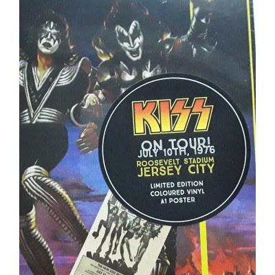 Kiss - 2 LP - On Tour! July 10th, 1976 - Orange Vinyl + Poster