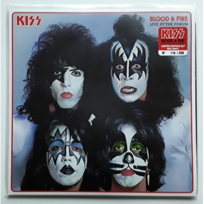 Kiss - 2 LP - Blood & Fire - Red Vinyl