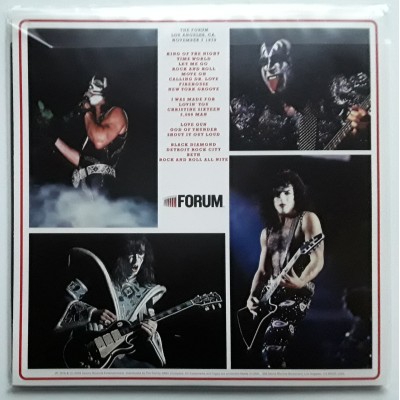 Kiss - 2 LP - Blood & Fire - Red Vinyl