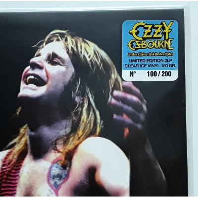 Ozzy Osbourne - 2 LP - Broken Chains And Broken Rules - Clear Ice Vinyl