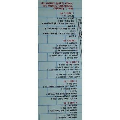 Pink Floyd - 5 LP - BOX - California 1980 First And Last Bricks - Orange Vinyl