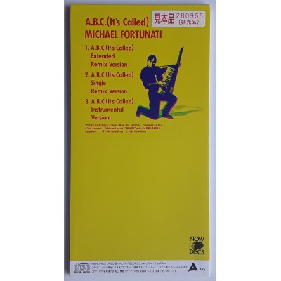Fortunati, Michael - 3" CD - JAP - A.B.C. (It's Called) - PROMO