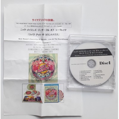 Mason, Nick - Pink Floyd - 2 CDR - JAP - Live at the Roundhouse + PROMO Sheet - PROMO ONLY