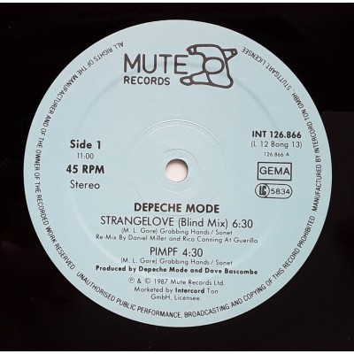 Depeche Mode - 12" - DEU - Strangelove - Ltd