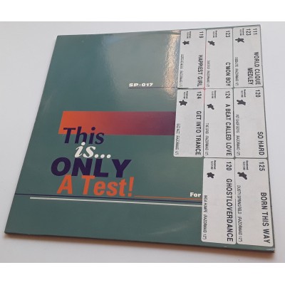 Depeche Mode - 2 + 12" - This Is Only A Test! - Red Vinyl - w/ Pet Shop Boys ...