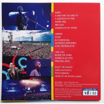 Depeche Mode - 2 LP - Live At Rock Am Ring 2006 - Blue-Splatter Vinyl