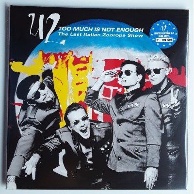 U2 - 3 LP - Too Much Is Not Enough - Blue Vinyl