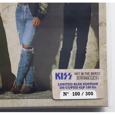 Kiss - 4 LP - Hot In The Shade - Chronicles - Blue Vinyl