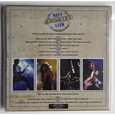 Kiss - 4 LP - Hot In The Shade - Chronicles - Blue Vinyl