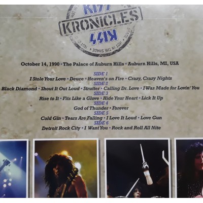 Kiss - 4 LP - Hot In The Shade - Chronicles - Blue Vinyl