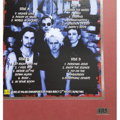 Depeche Mode - 2 LP - Paris In My Eyes 1993 - Green Splatter Vinyl - Ltd. 25 Pieces