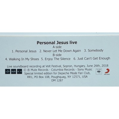 Depeche Mode - LP - Personal Jens live - Picture