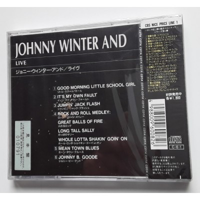 Winter, Johnny - CD - JAP - Live! - PROMO - SEALED