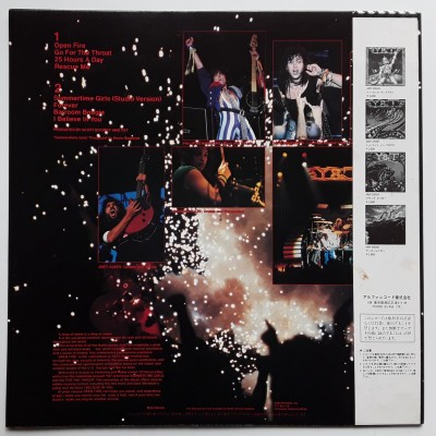 Y & T -  LP - JAP - Open Fire Live + Poster
