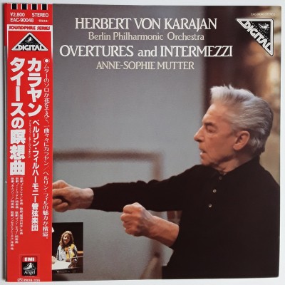 Karajan - LP - JAP - Overtures and Intermezzi - Anne-Sophie Mutter