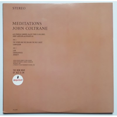 Coltrane,  John - LP - JAP - Meditations