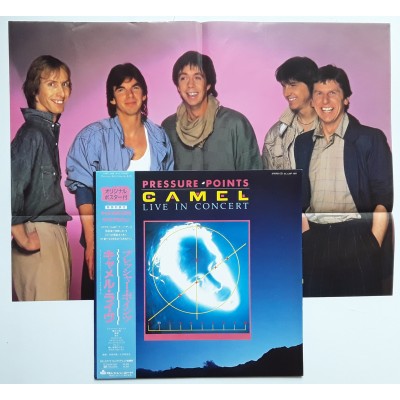 Camel - LP - JAP - Pressure Points + POSTER