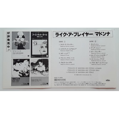 Madonna - MC - JAP - Like A Prayer + Sticker