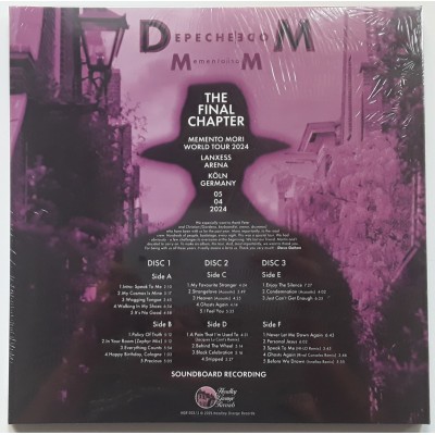 Depeche Mode - 3 LP - The Final Chapter - White Vinyl