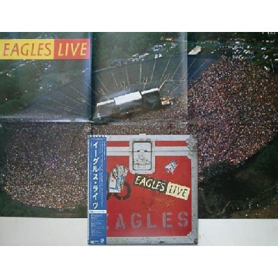Eagles - 2 LP - JAP - Live + Poster
