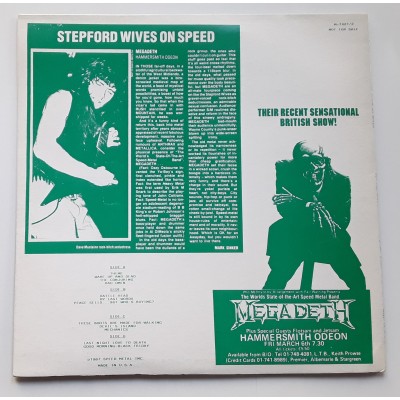 Megadeth - 2 LP - Stepford Wives On Speed