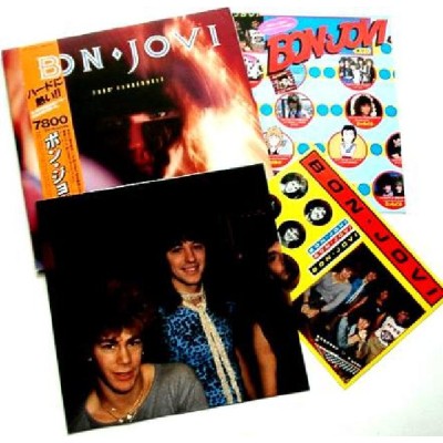 Bon Jovi - LP - JAP - 7800 Fahrenheit + Poster + Sticker...
