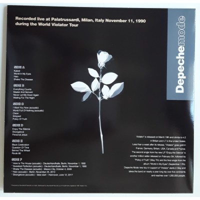 Depeche Mode - 3 LP - Pervertion in Milan - Color Splitter + Poster