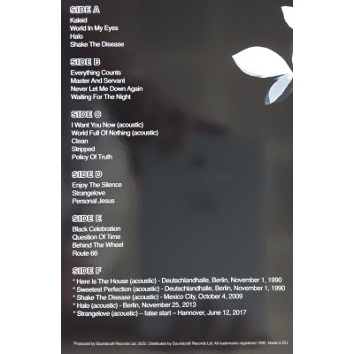 Depeche Mode - 3 LP - Pervertion in Milan - b/w Splatter + Silver Picture