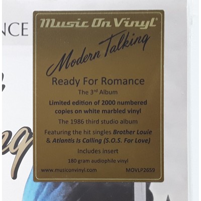 Modern Talking - LP - EU - Ready for Roman - SEALED - LTD.2000- White Marble Vinyl
