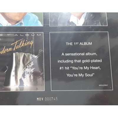 Modern Talking - 12" EU - You can Win If You Want - SEALED - LTD.1500 - Gold Vinyl