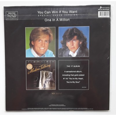 Modern Talking - 12" EU - You can Win If You Want - SEALED - LTD.1500 - Gold Vinyl