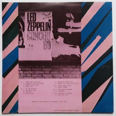 Led Zeppelin - 3 LP - Bonzo's Last Ever Gig in Berlin 7 Juli 1980