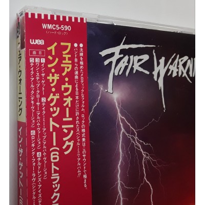 Fair Warning - CD - JAP - In The Ghetto - PROMO