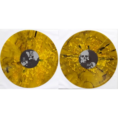 Iron Maiden - 2 LP - Brain Damage at The Olympiahalle - Yellow Splatter Vinyl
