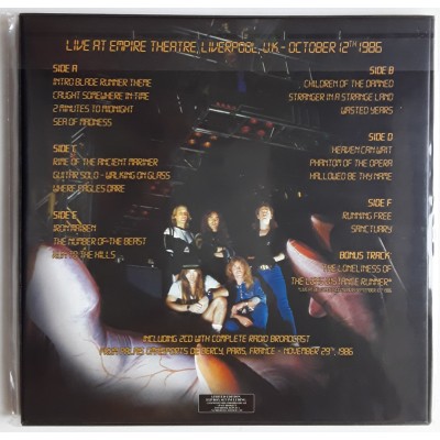 Iron Maiden - 3 LP + 2 CD - Box - Don't Be Afraid, You're Safe with Me - SEALED - Yellow Vinyl