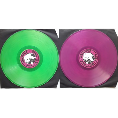 Iron Maiden - 2 LP - Up The Irons Padova - Lila / Green Vinyl + Puzzle