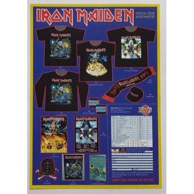 Iron Maiden - 2 LP - No Prayer On The Road 1990/91 - Yellow Vinyl