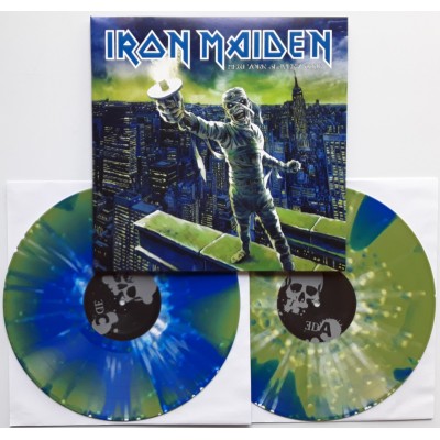 Iron Maiden - 2 LP - New York Slavery Tour - Green/Blue...