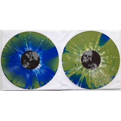 Iron Maiden - 2 LP - New York Slavery Tour - Green/Blue Splatter