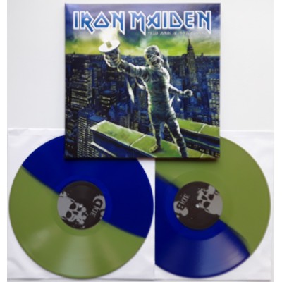 Iron Maiden - 2 LP - New York Slavery Tour - Green/Blue...