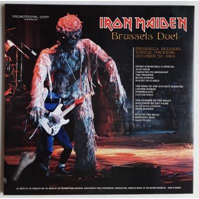 Iron Maiden - 2 LP - Brussels Duel - Gold Vinyl + Book + Poster