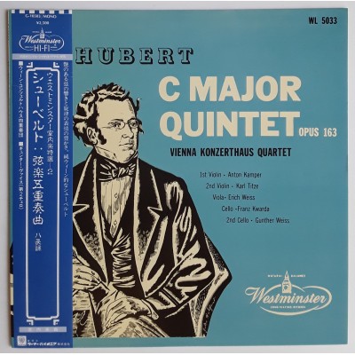 Schubert  - LP - JAP - C Major Quintet Opus 163