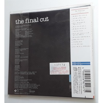 Pink Floyd - CD - JAP - The Final Cut - PROMO - SEALED