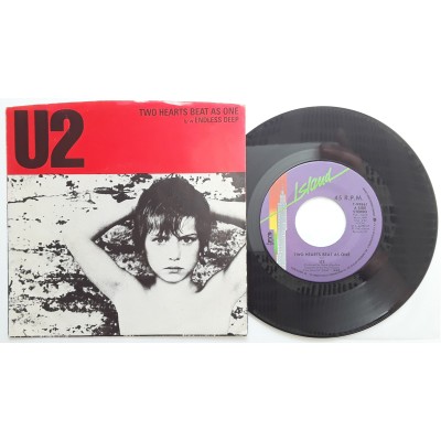 U2 - 7" - U.S.A. - Two Hearts Beat As One