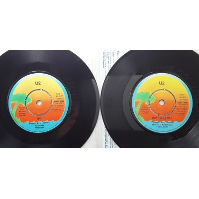 U2 - 2 x 7" UK - New Year's Day