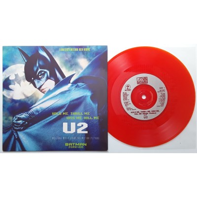 Soundtrack - U2 - 7" - UK - Batman Forever - Red Vinyl