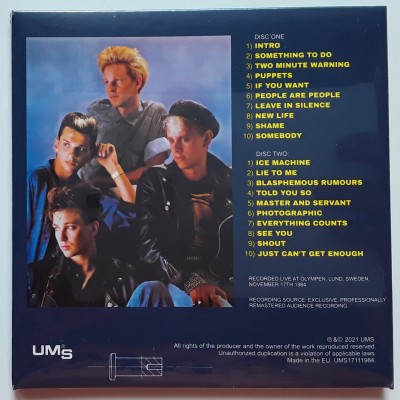 Depeche Mode - 2 CD - Live in Lund - SEALED