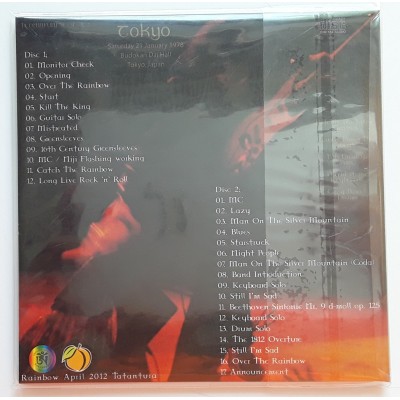 Rainbow - Deep Purple - 2 CD - Sign Of The Incident - Tarantura - SEALED